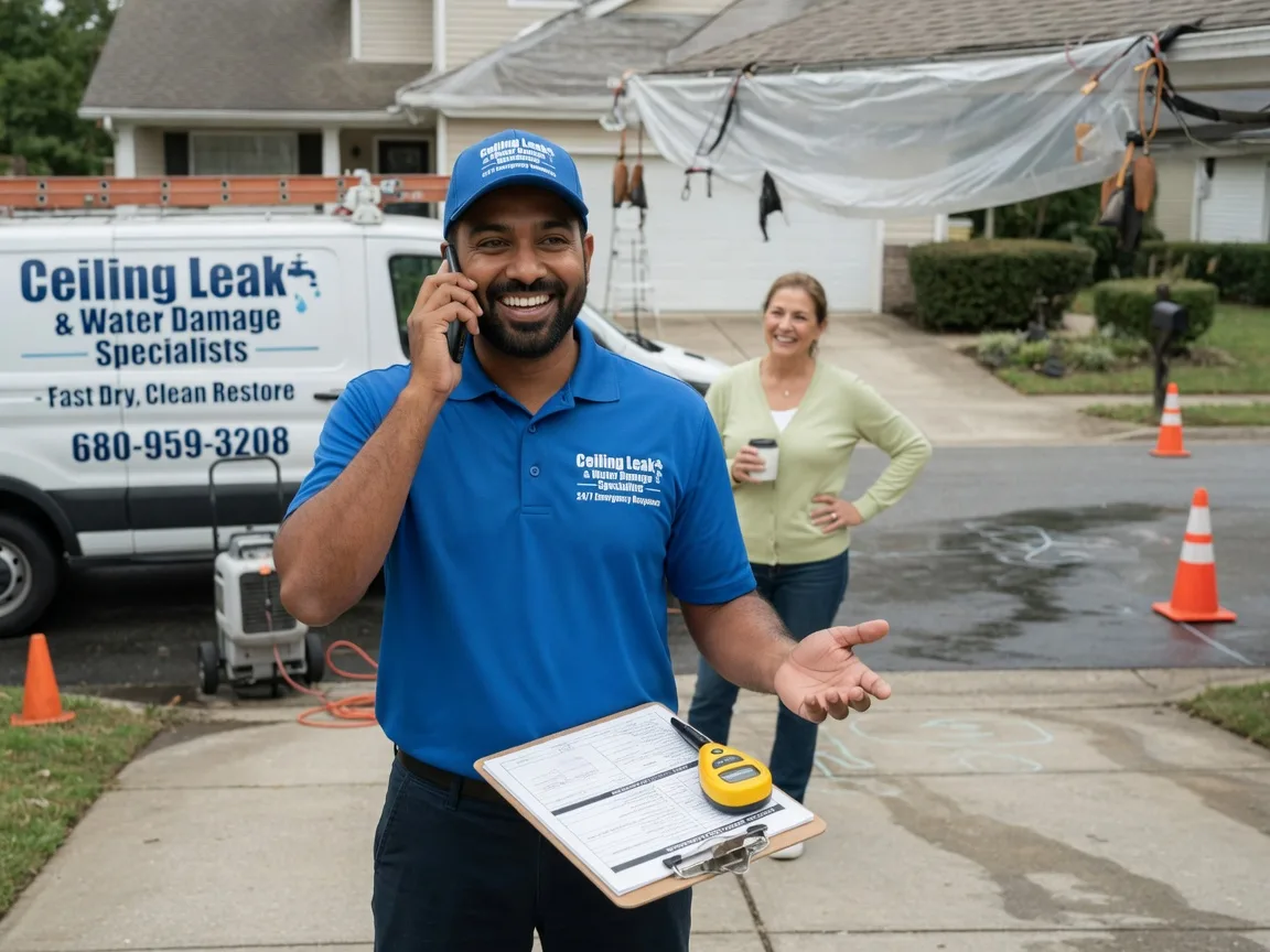 Ceiling Leak Cleanup Bakersville, NC FAQs